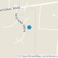 Map location of 216 Heistand Dr, Donnelsville OH 45319