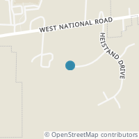 Map location of 6963 Chapman Ct, Donnelsville OH 45319