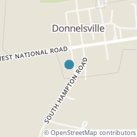 Map location of 27 S Willowbrook Ln, Donnelsville OH 45319
