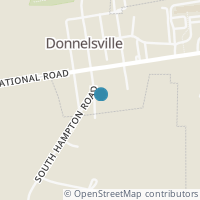 Map location of 30 S Hampton Rd, Donnelsville OH 45319