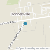 Map location of 26 S Hampton Rd, Donnelsville OH 45319