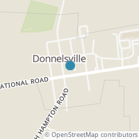 Map location of 10 E Main St, Donnelsville OH 45319