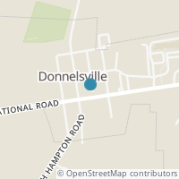 Map location of 16 E Main St, Donnelsville OH 45319