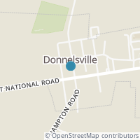Map location of 9 N Hampton Rd, Donnelsville OH 45319