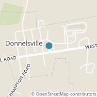 Map location of 110 E Main St, Donnelsville OH 45319