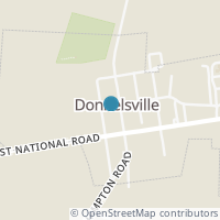 Map location of 21 N Hampton Rd, Donnelsville OH 45319