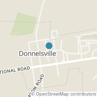 Map location of 16 E Mill St, Donnelsville OH 45319