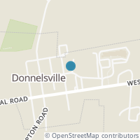 Map location of 104 E Mill St, Donnelsville OH 45319