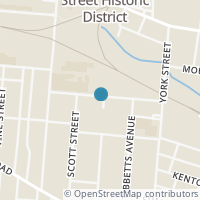 Map location of 501 Harrison St, Springfield OH 45505