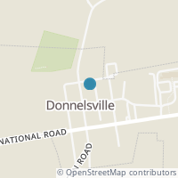 Map location of 108 N Hampton Rd, Donnelsville OH 45319