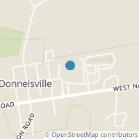 Map location of 120 E Mill St, Donnelsville OH 45319