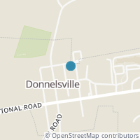 Map location of 113 N Harrison Rd, Donnelsville OH 45319