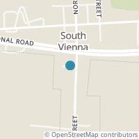 Map location of 203 Urbana St, South Vienna OH 45369