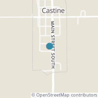 Map location of 137 S Main St, Castine OH 45304