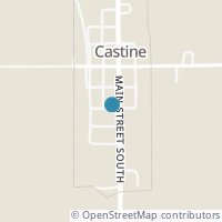 Map location of 125 S Main St, Castine OH 45304