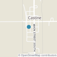 Map location of 304 S Walnut St, Castine OH 45304