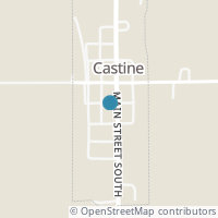 Map location of 115 S Main St, Castine OH 45304