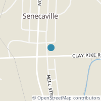 Map location of 136 Mill St E, Senecaville OH 43780