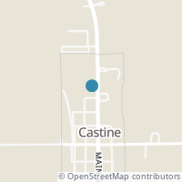 Map location of 231 N Main St, Castine OH 45304