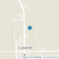 Map location of 246 N Main St, Castine OH 45304