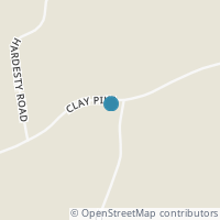 Map location of 11590 Clay Pike, New Concord OH 43762