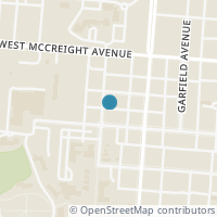 Map location of 1018 Woodlawn Ave, Springfield OH 45504