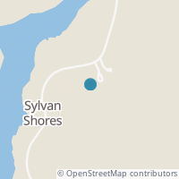 Map location of 1352 Sylvan Shores Dr, South Vienna OH 45369