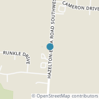 Map location of 9238 Hazelton Etna Rd, Etna OH 43062