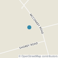 Map location of 3503 Mcconkey Rd, South Vienna OH 45369