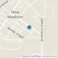 Map location of 316 E Washington St, New Madison OH 45346