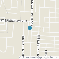 Map location of 241 S 6Th St, Byesville OH 43723