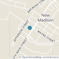 Map location of 214 S Main St, New Madison OH 45346