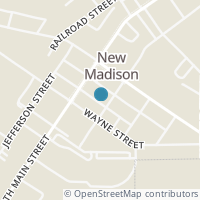 Map location of 134 S Harrison St, New Madison OH 45346