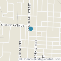 Map location of 240 S 6Th St, Byesville OH 43723