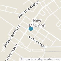 Map location of 127 S Main St, New Madison OH 45346