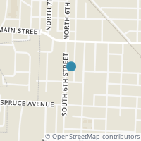 Map location of 216 S 6Th St, Byesville OH 43723