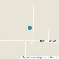 Map location of 1160 Rush Rd, New Madison OH 45346