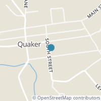 Map location of 245 South St, Quaker City OH 43773