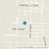 Map location of 10230 Pioneer St, Byesville OH 43723