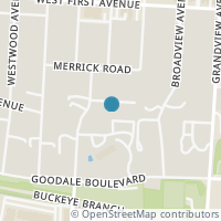 Map location of 1675 Ridgeway Pl, Grandview OH 43212