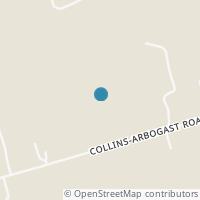Map location of 11750 Collins Arbogast Rd, South Vienna OH 45369