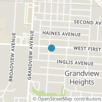 Map location of 1431 W 1St Ave, Grandview OH 43212