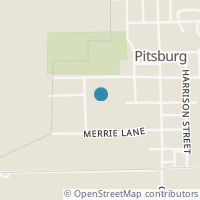 Map location of 201 Arnett Dr, Pitsburg OH 45358