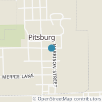 Map location of 200 Harrison St, Pitsburg OH 45358