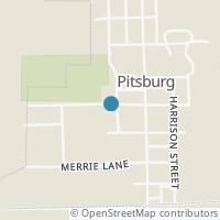 Map location of 100 Madison St, Pitsburg OH 45358
