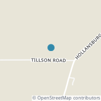 Map location of 232 Tillson Rd, Hollansburg OH 45332