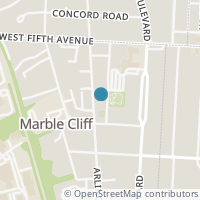 Map location of 1542 Arlington Ave, Marble Cliff OH 43212