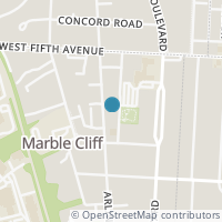 Map location of 1552 Arlington Ave, Marble Cliff OH 43212