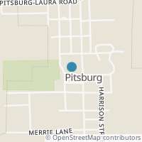 Map location of 120 Washington St, Pitsburg OH 45358