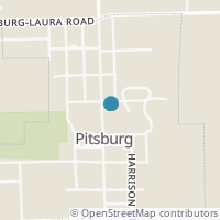 Map location of 121 Jefferson St, Pitsburg OH 45358